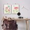Stupell Industries Pink Geranium Hummingbirds 2 pc Canvas Wall Art Set Design by Patricia Pinto